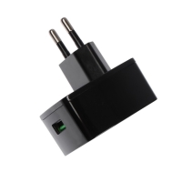 Сетевое зарядное устройство Hoco C70A, 18 Вт, USB QC3.0 - 3 А, черный