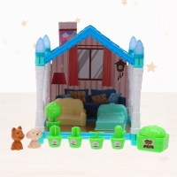 Дом для питомцев &laquo;Сказочная жизнь&raquo;, с питомцами и аксессуарами, свет