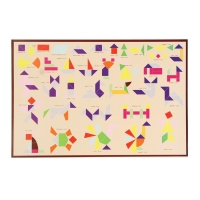 Развивающая доска &laquo;Сложи квадрат&raquo; 3 уровень сложности