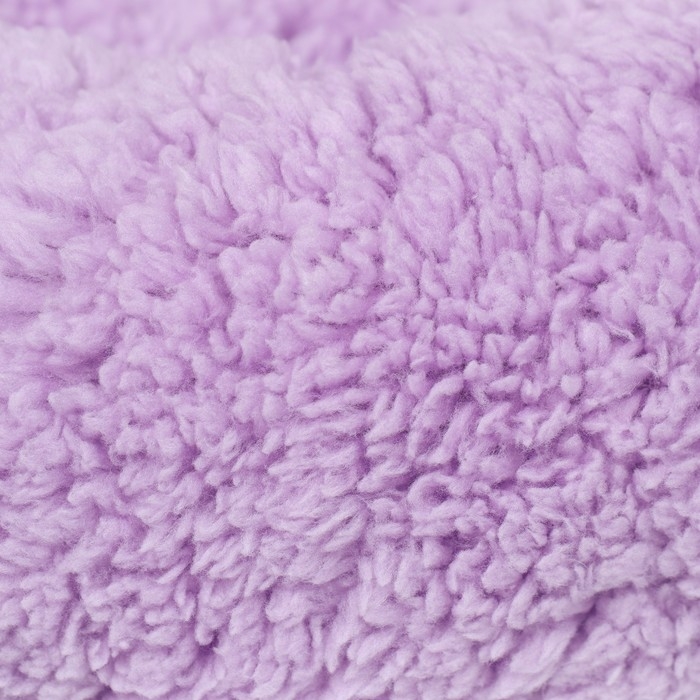 Лежанка для собак и кошек "Уют", мягкий мех, 50 х 42 х 11 см, фиолетовая