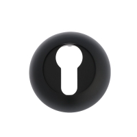 Накладка на цилиндровый механизм LOCKLAND, круглая d=53 мм, с креплением, цвет черный