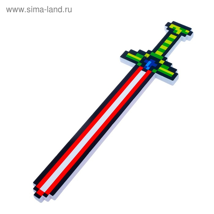 Меч &laquo;Пиксель&raquo;, работает от батареек