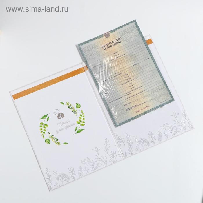 Папка для свидетельства о рождении &laquo;Мишки&raquo;, А4