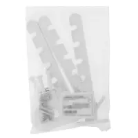 Ограничитель открывания для окна ТУНДРА, металлическая гребенка, 5-ти позиционная, 3 шт