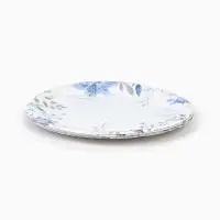 Тарелка одноразовая бумажная &laquo;Сиреневые цветы&raquo;, 23 см