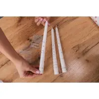 Ароматическая свеча парафиновая хозяйственная &laquo;Французская ваниль&raquo;, 17&times;2 см, 40 г