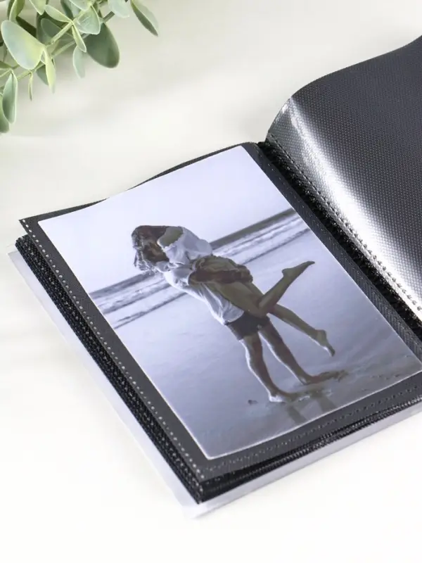 Фотоальбом "Цветы" 36ф 10X15см, ПП карм.,мягкая обложка, черные страницы