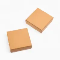 Коробочка подарочная под набор "Крафт", 9*9 см, цвет бежевый