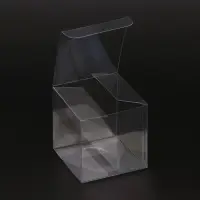 Складная коробка из PVC, прозрачная, 7&times;7&times;7 см