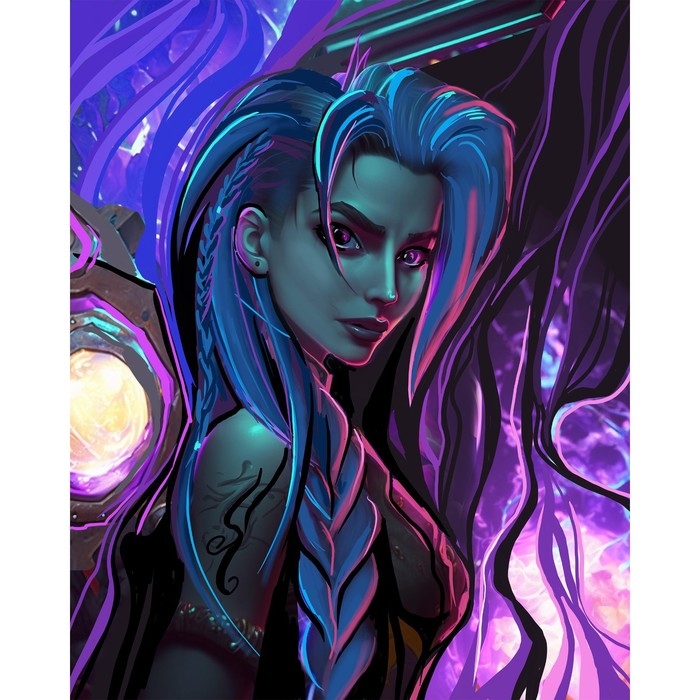 Алмазная мозаика с частичным заполнением на холсте &laquo;Темная ночь&raquo;, 30 х 40 см