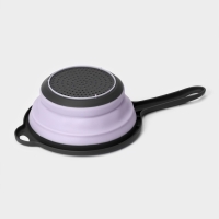 Дуршлаг складной Доляна &laquo;Волна&raquo;, d=20 см, цвет сиреневый