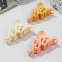 Крабик для волос &laquo;Матовый&raquo;, волна наклон, 7.5 см, МИКС