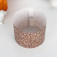 Форма бумажная для кулича &laquo;Флора&raquo;, 134&times;100 мм