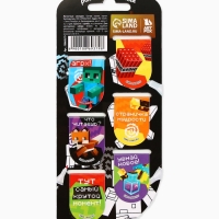 Закладки магнитные для книг, 6 шт "Пиксели"