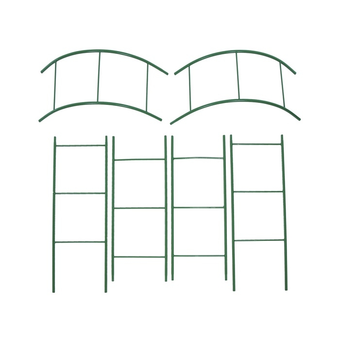 Арка садовая, разборная, 240 &times; 125 &times; 36.5 см, металл, зелёная, Greengo
