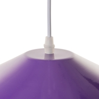 Светильник Lea 1х40Вт Е27 темно-фиолетовый  26х26х32см