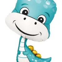 Воздушный шар фольгированный 15" &laquo;Динозаврик мальчик&raquo;, 5 шт.