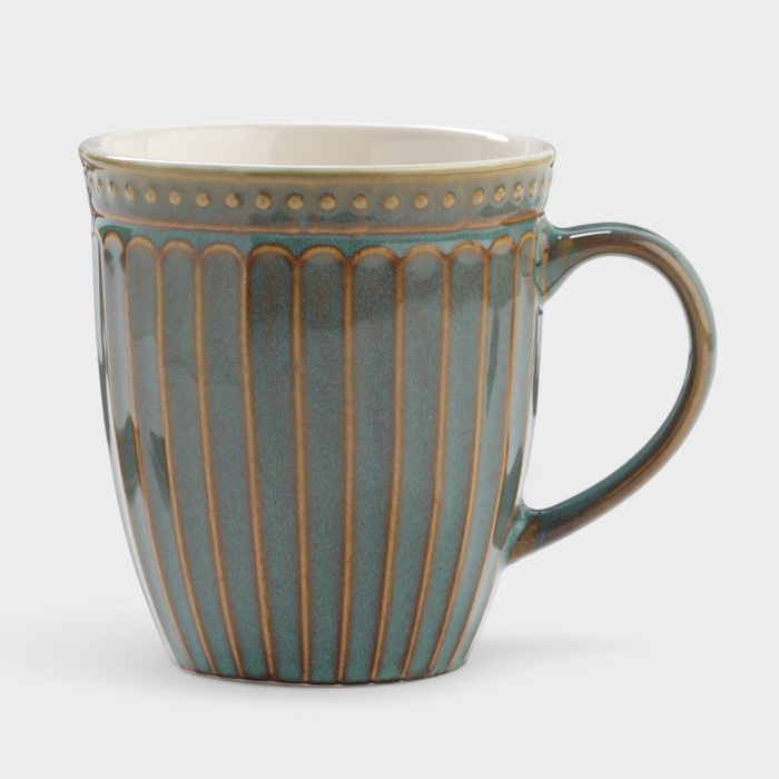 Набор кружек 2 шт Доляна "Винтаж" 350 мл 12х9х10 см, цвет синий