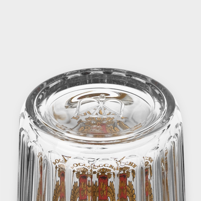 Стакан гранёный &laquo;Герб России&raquo;, 250 мл