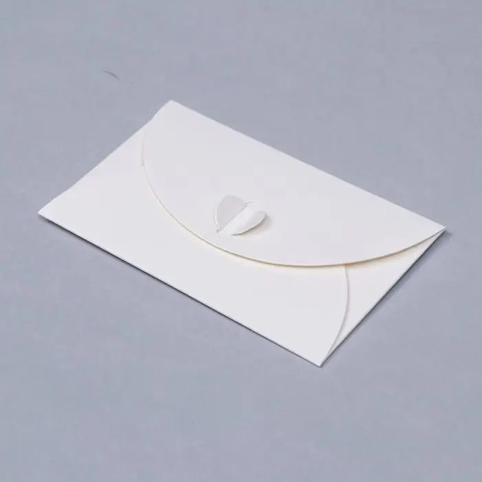 Конверт для подарочного сертификата, белый, 10.5&times;7 см