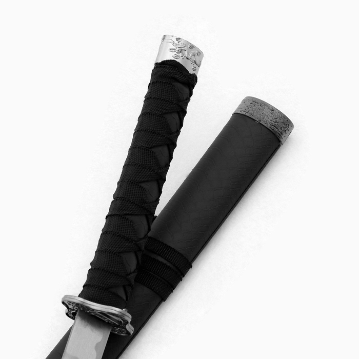 Сувенирное оружие "Катана Орочи" 89 см, клинок 46 см, ножны под змеиную кожу