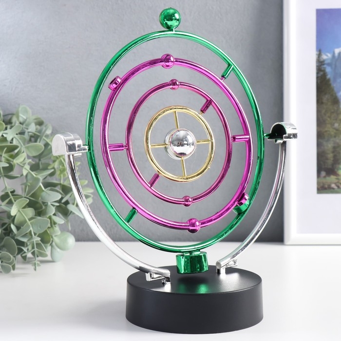 Маятник "Планета с орбитами" МИКС  23.5х22х2,5 см