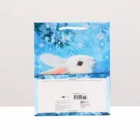 Пакет подарочный "Заяц беляк" , 18 х 22,3 х 10 см.