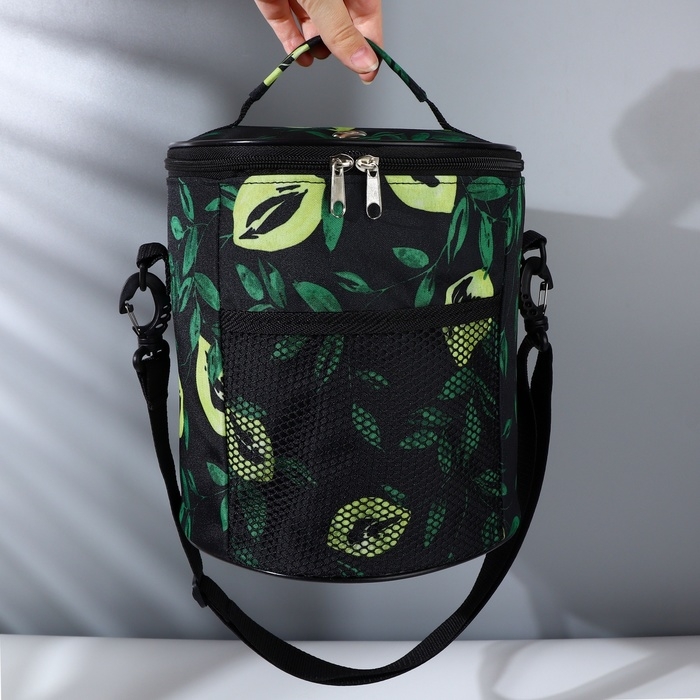 Сумка-футляр &laquo;Зелень&raquo;, 2 люверса, d = 21 &times; 23 см, цвет разноцветный