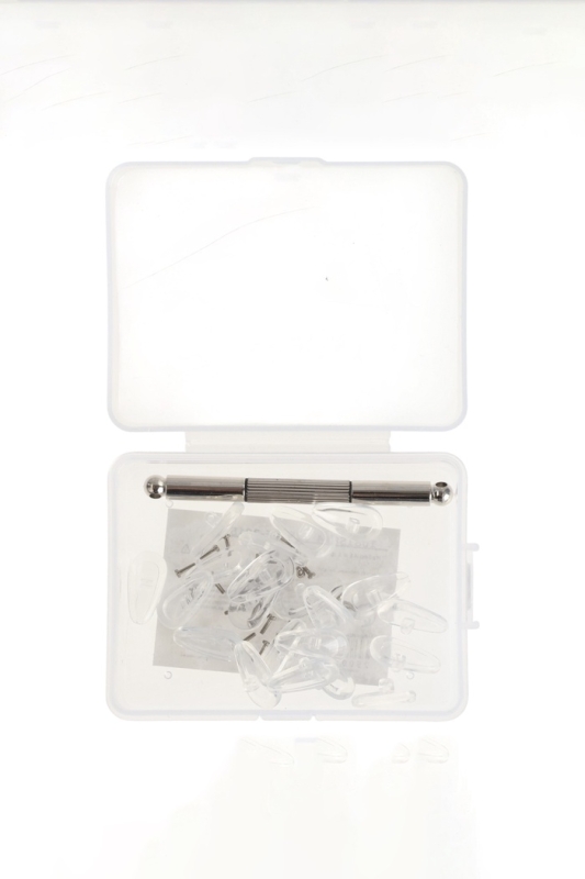 Набор инструментов для ремонта очков отвертка, винты, носоупоры 20 шт.