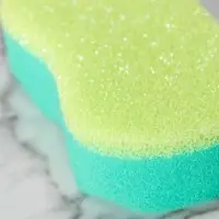 Губка для тела с массажным слоем &laquo;Восьмёрка&raquo;, 14,5&times;8&times;4 см, МИКС