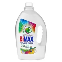Жидкое средство для стирки BiMax Color, гель, для разноцветных тканей, 2.6 л