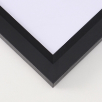 Фоторамка МДФ "Anna" 21х30 см, с паспарту (15х20 см), чёрный (пластиковый экран)