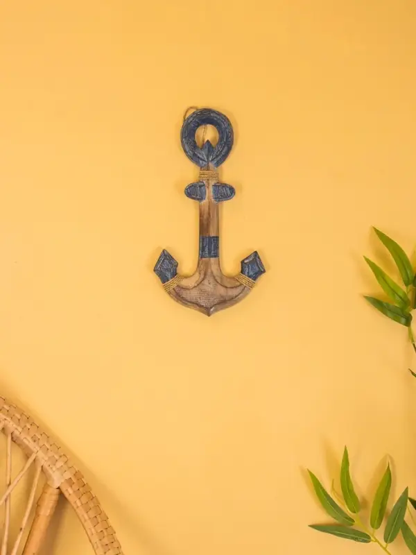 Декор интерьерный &laquo;Якорь&raquo;, 15&times;2&times;28 см, дерево