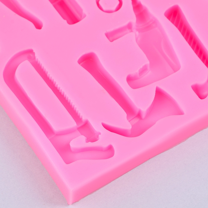 Форма силиконовая универсальная &laquo;Инструменты&raquo;, 13,6 &times; 13 &times; 1,2 см