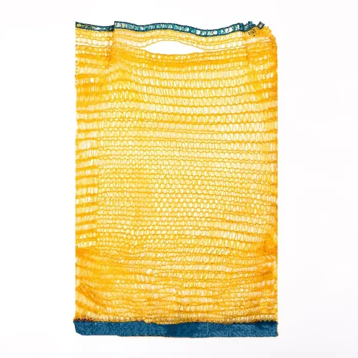 Сетка овощная с ручками, жёлтая, 25 х 39 см, 5 кг