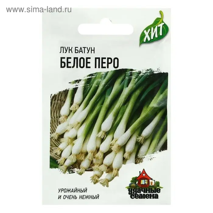 Семена Лук на зелень "Белое перо", ц/п,  0,5 г  серия ХИТ х3