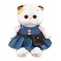 Мягкая игрушка "Кошечка Ли-Ли baby в сарафане "Деним", 20 см LB-157
