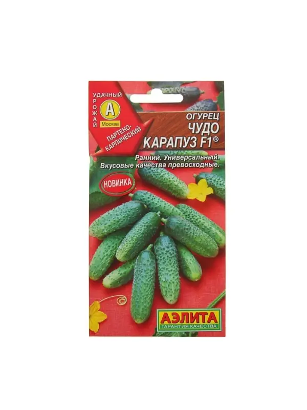Семена Огурец "Чудо карапуз F1", 10 шт.