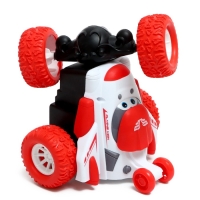 Машинка &laquo;Перевёртыш&raquo;, радиоуправляемая, работает от аккумулятора, цвет красный