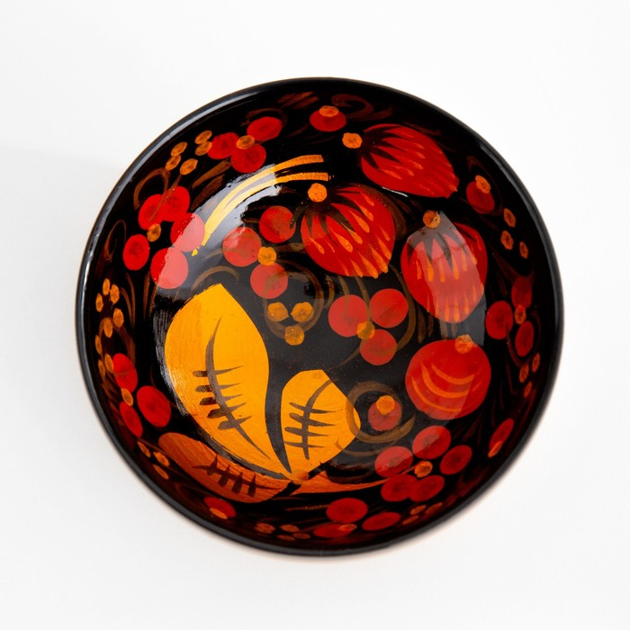 Розетка, 10&times;4 см, хохлома