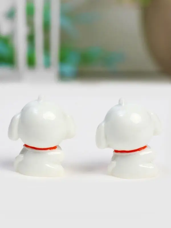 Миниатюра кукольная &laquo;Собачка&raquo;, набор 2 шт., размер 1 шт. &mdash; 2,7 &times; 2,4 см