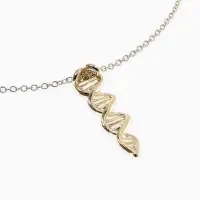 Кулон на цепочке "ДНК", цвет золото