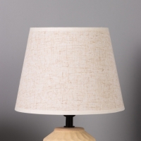 Лампа настольная "Грани" 1х40Вт Е27 бежевый 20х20х31см МОДЕЛЬ: