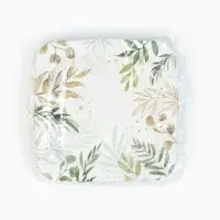 МП Тарелка одноразовая бумажная квадратная "Эко",21 см (10 шт.)