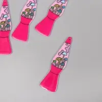 Декор для творчества акрил двусторонний "Лава-лампа с грибами" 6,1х1,7х0,2 см