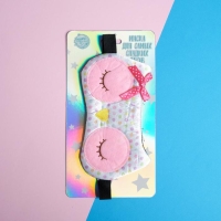 Маска для сна SVOBODA VOLI &laquo;Сова&raquo;, розовая