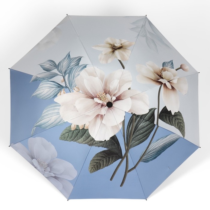 Зонт механический &laquo;Весна&raquo;, 4 сложения, 8 спиц, R = 49 см, цвет МИКС