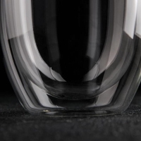 Стакан стеклянный с двойными стенками &laquo;Олд фэшн&raquo;, 200 мл, стеклянный