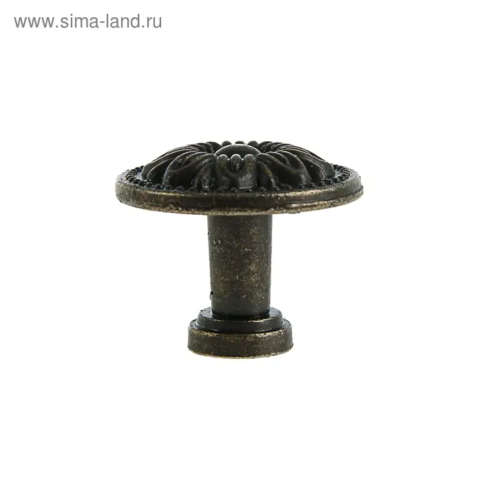 Ручка-кнопка ТУНДРА VINTAGE 004, цвет бронза