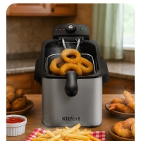 Фритюрница электрическая со съемной чашей КТ-6537 - 2000 Вт